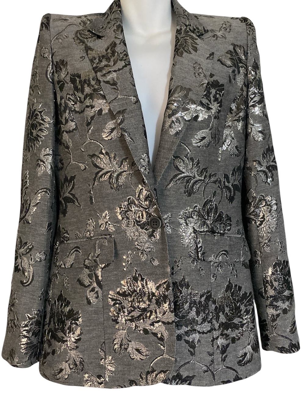 Alice + Olivia Metallic Blazer